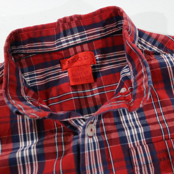 Izod Red Stripe Long Sleeve 7 in Boys - Picture 4 of 4